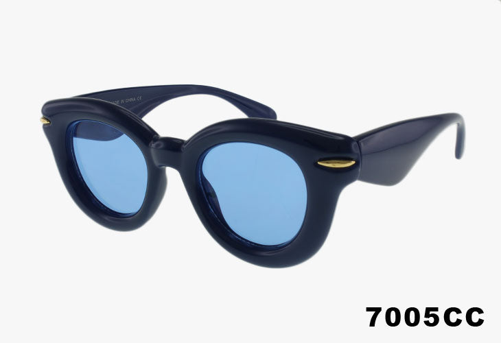 blue Wholesale Fashion Inflated Round Bubble Sunglasses