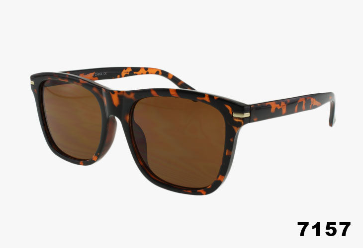 tortoise Wholesale Large Rounded Square Sunglasses