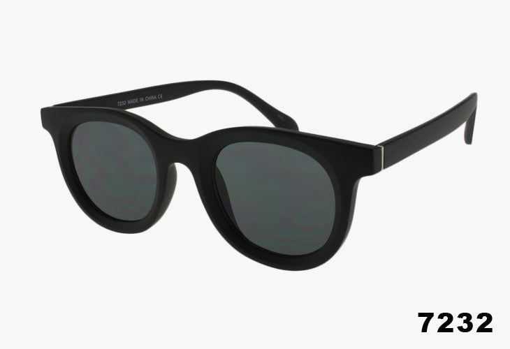 black Wholesale Medium Fashion Oval Sunglasses