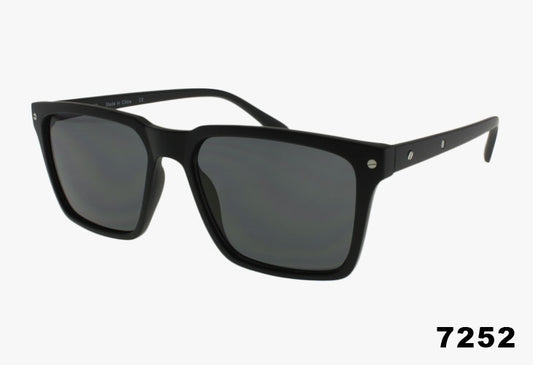 matte black Wholesale Modern Square Framed Sunglasses
