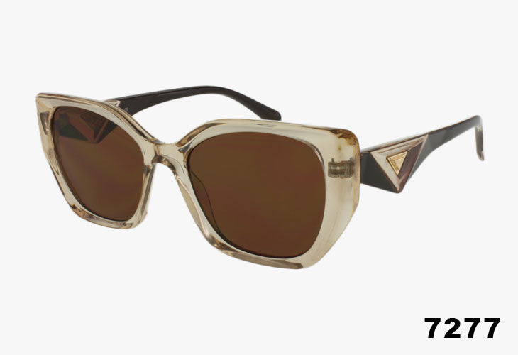 beige Wholesale Luxury Fashion Cat Eye Style Sunglasses