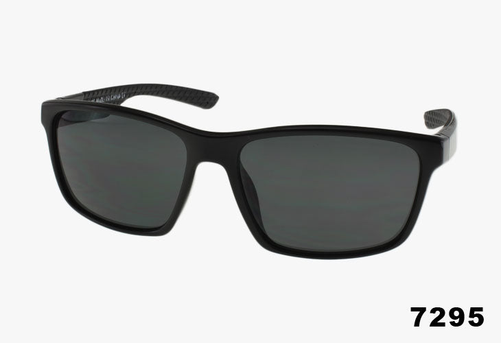 Black Wholesale Rubber Lined Active Sport Sunglasses