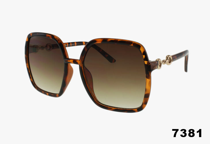 tortoise Wholesale Fashion Butterfly Shape Sunglasses