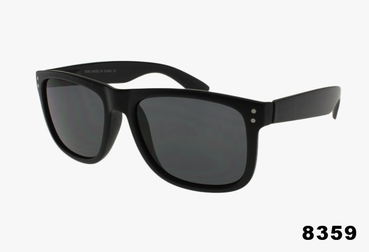 8359 - Wholesale Square Fashion Flex Temple Sunglasses
