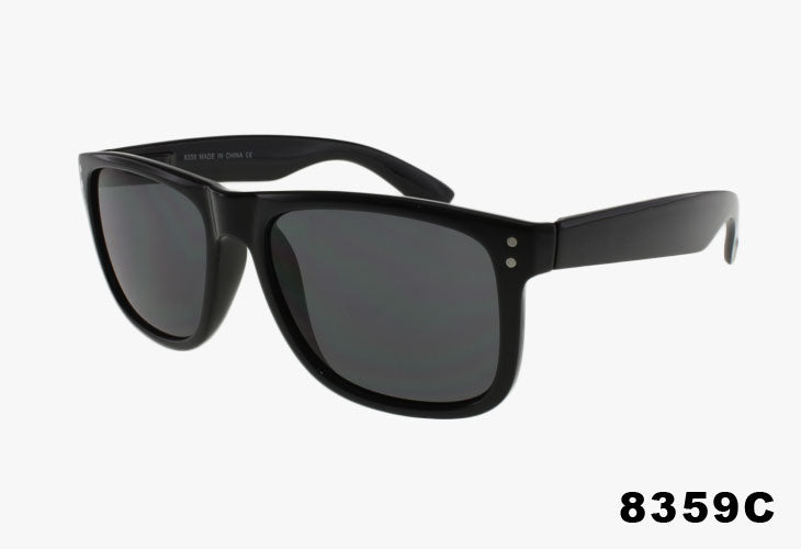 8359C - Wholesale Square Fashion Flex Temple Sunglasses