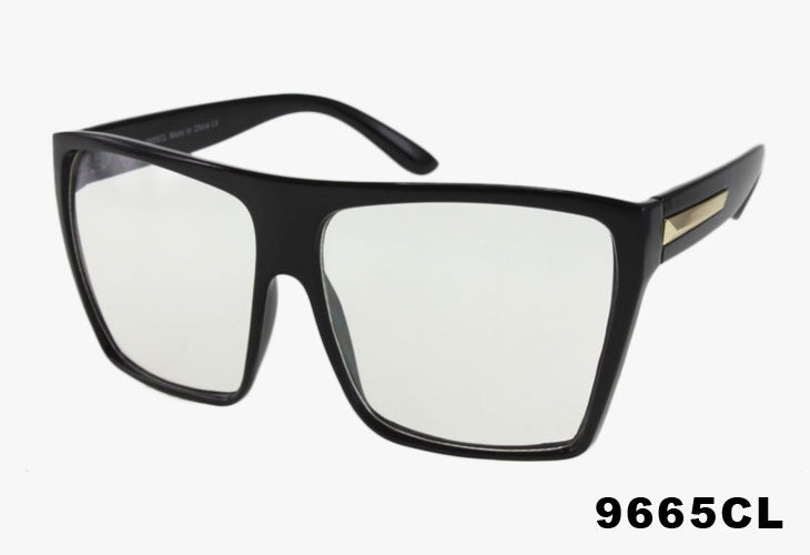 Large Wholesale Square Frame Fashion Clear Lens Glasses – Solar