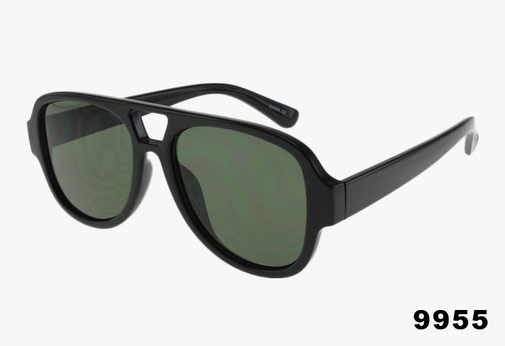 green Wholesale Aviator Style Pilot Sunglasses