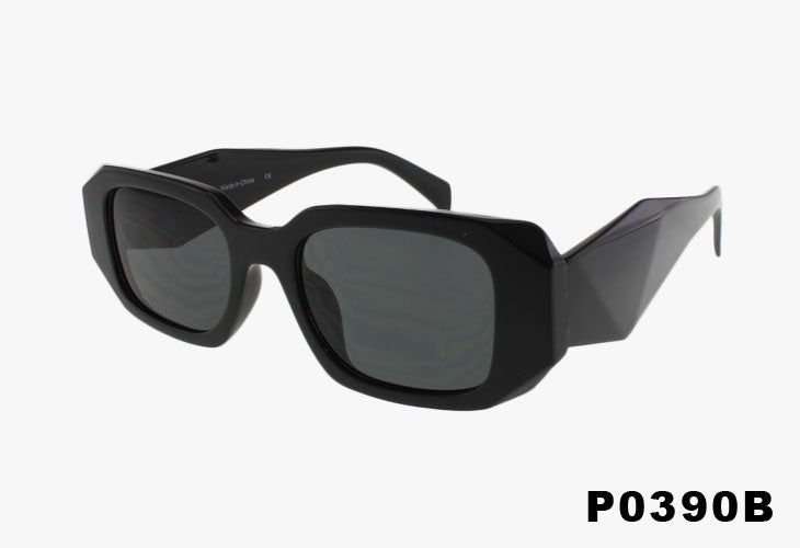 P0390B - Wholesale Fashion Geometric Sunglasses