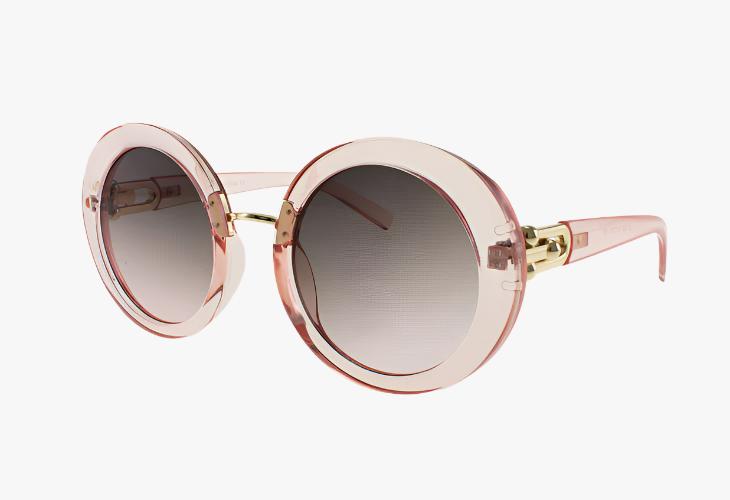 pink Wholesale Lux Fashion Round Frame Sunglasses