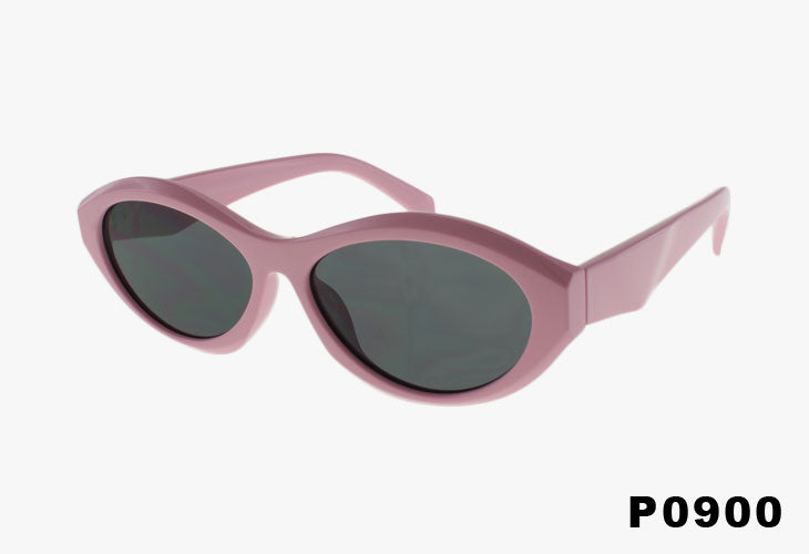 pink Slim Oval Fashion Wholesale Sunglasses