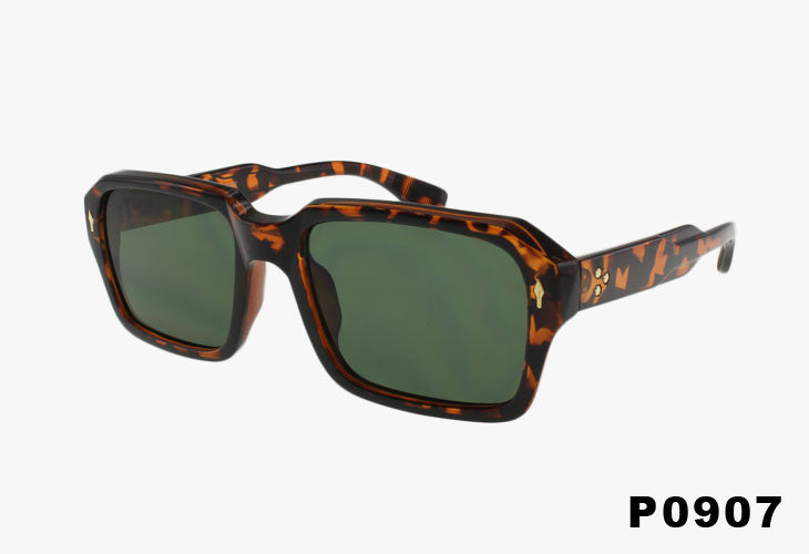 P0907 - Wholesale Fashion Vintage Style Square Sunglasses