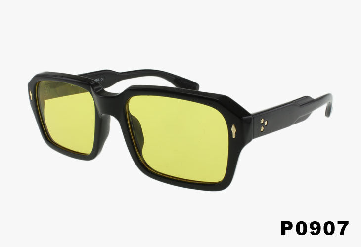 P0907 - Wholesale Fashion Vintage Style Square Sunglasses
