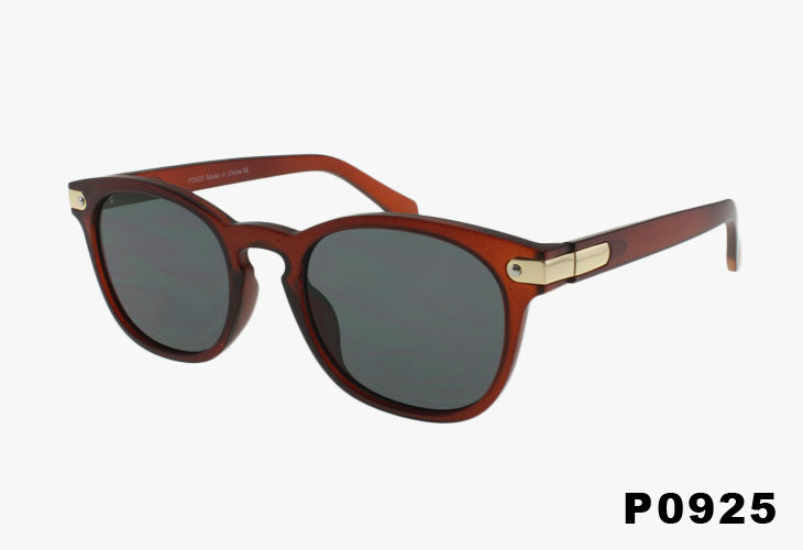 maroon Round Keyhole Bridge Fashion Wholesale Sunglasses