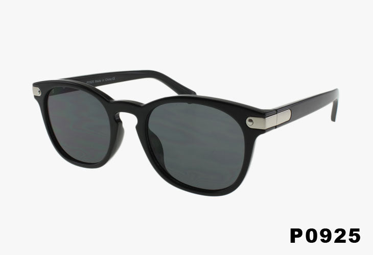 black Round Keyhole Bridge Fashion Wholesale Sunglasses