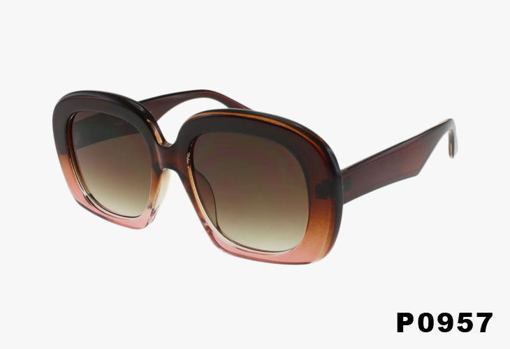 P0957 - Wholesale Large Rounded Square Sunglasses
