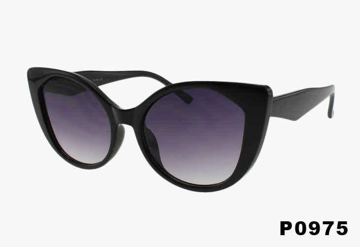 black Classic Cat Eye Style Wholesale Fashion Sunglasses
