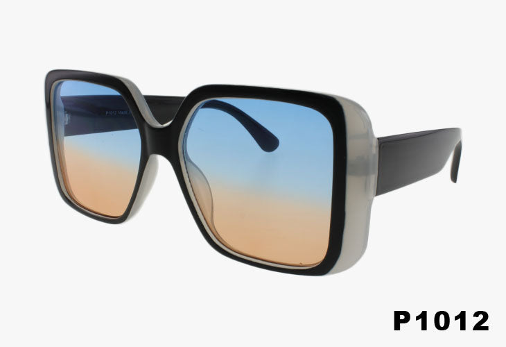 blue gradient lens Large Square Classic Eyewear for wholesale