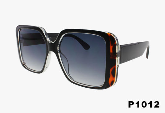 black and tortoise Large Square Classic Eyewear for wholesale