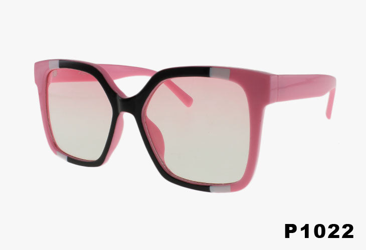pink Large Square Frame Fashion Sunglasses for wholesale