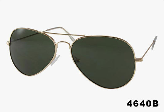 green Wholesale Metal Tear Drop Aviator Sunglasses