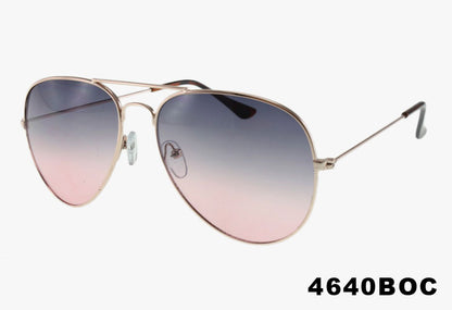 pink ombre Wholesale Metal Tear Drop Aviator Ombre Sunglasses