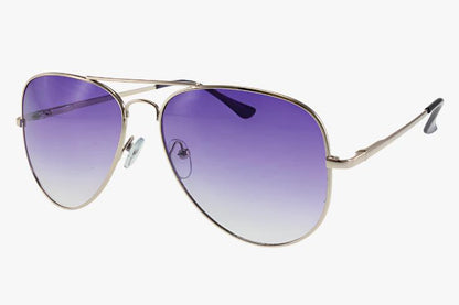 purple Wholesale Spring Hinge Metal Tear Drop Aviator Color Sunglasses