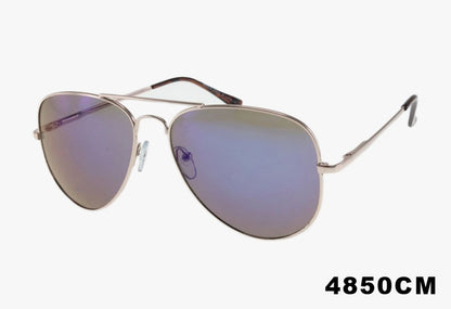 blue mirror Wholesale Spring Hinge Metal Tear Drop Aviator Mirror Sunglasses