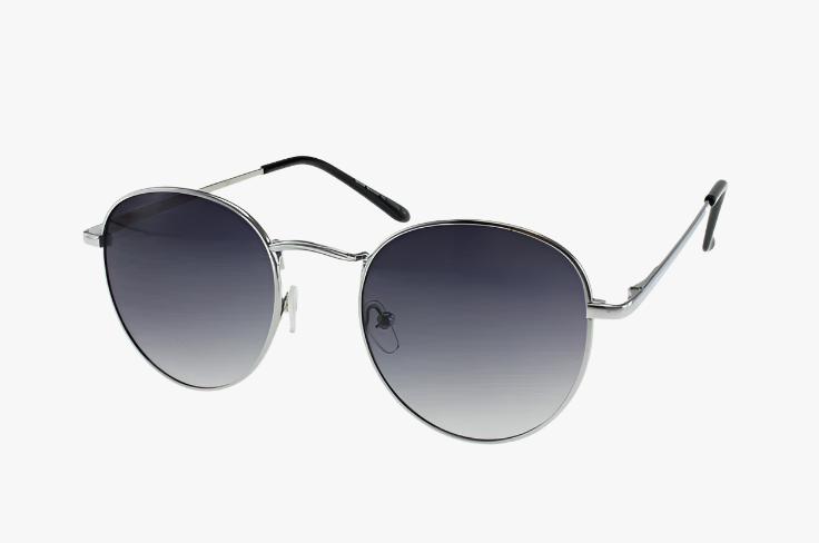 smoke gradient Classic Oval Metal Wholesale Sunglasses