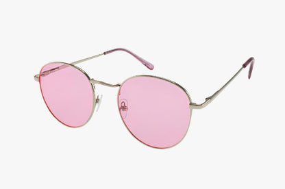 pink Classic Oval Metal Wholesale Color Sunglasses