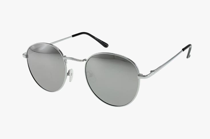 silver mirror Classic Oval Metal Wholesale Mirror Sunglasses