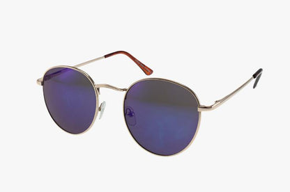 blue mirror Classic Oval Metal Wholesale Mirror Sunglasses