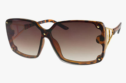 tortoise Wholesale One Piece Butterfly Style Sunglasses