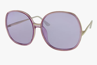 purple Wholesale Oversized Round Combination Sunglasses