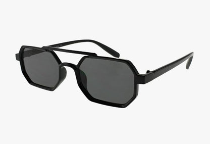 black Wholesale Ultra-Lightweight Thin Geometric Sunglasses