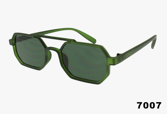 green Wholesale Ultra-Lightweight Thin Geometric Sunglasses