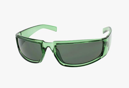 green Wholesale Medium Sport Style Wrap Sunglasses