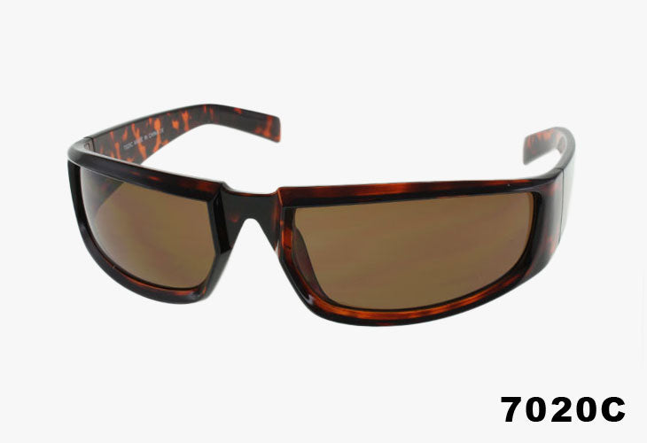 tortoise Wholesale Medium Sport Style Wrap Sunglasses