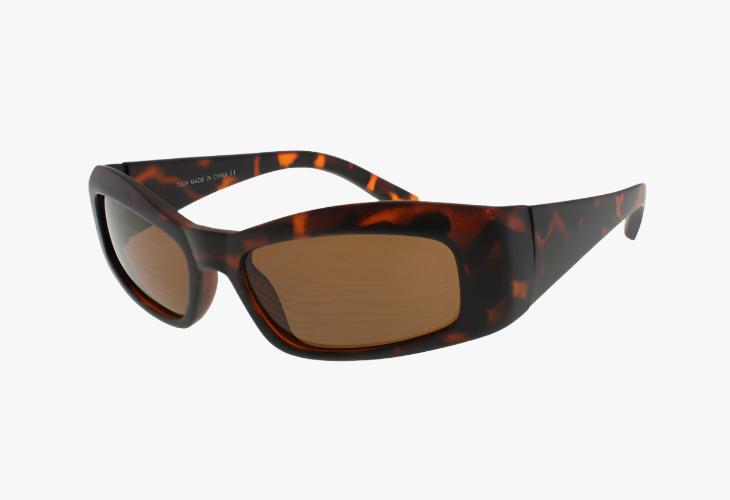 tortoise Wholesale Fashion Medium Slim Square Sunglasses