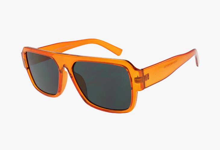 orange Fashion Wholesale Square Pilot Style Color Sunglasses