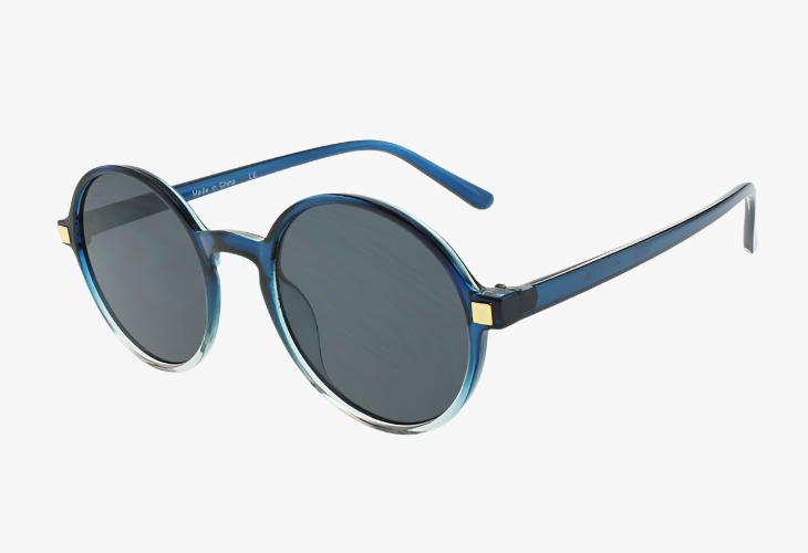 blue Medium Fashion Round Shaped Wholesale Sunglasses