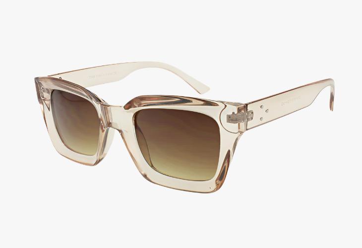 tan Wholesale Fashion Medium Square Frame Sunglasses