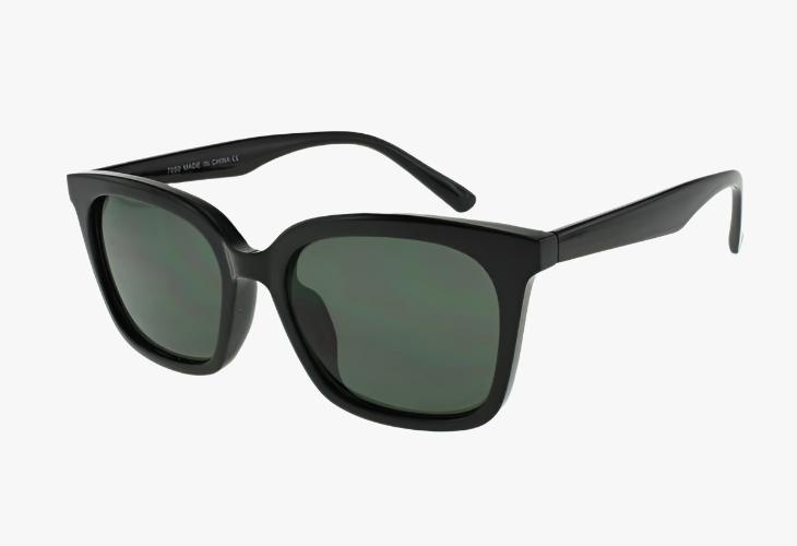 black Wholesale Classic Square Full Frame Sunglasses