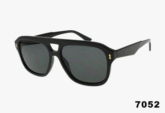 black Wholesale Square Aviator Style Pilot Sunglasses