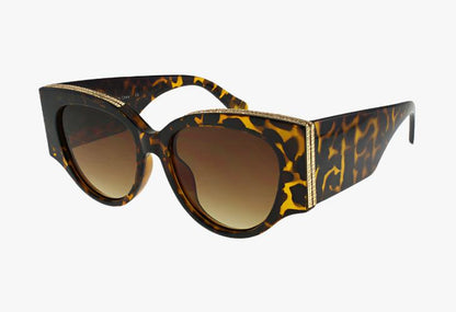 tortoise Wholesale Fashion Luxury Style Cat Eye Sunglasses