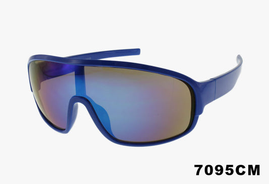 7095CM - Oversized Sport Active Shield Wholesale Sunglasses
