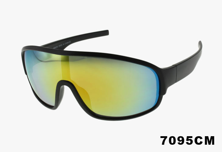 7095CM - Oversized Sport Active Shield Wholesale Sunglasses