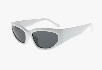 white Wholesale Medium Trendy Fashion Sport Sunglasses