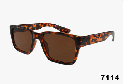 tortoise Wholesale Square Classic Fashion Sunglasses