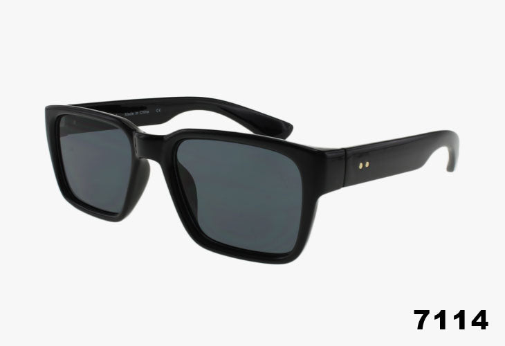 black Wholesale Square Classic Fashion Sunglasses