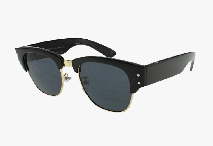 black Classic Fashion Brow Line Soho Wholesale Sunglasses